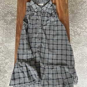 Day + Moon plaid button up dress